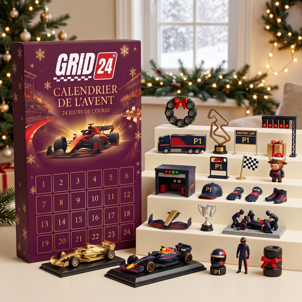 Contenu du calendrier GRID 24