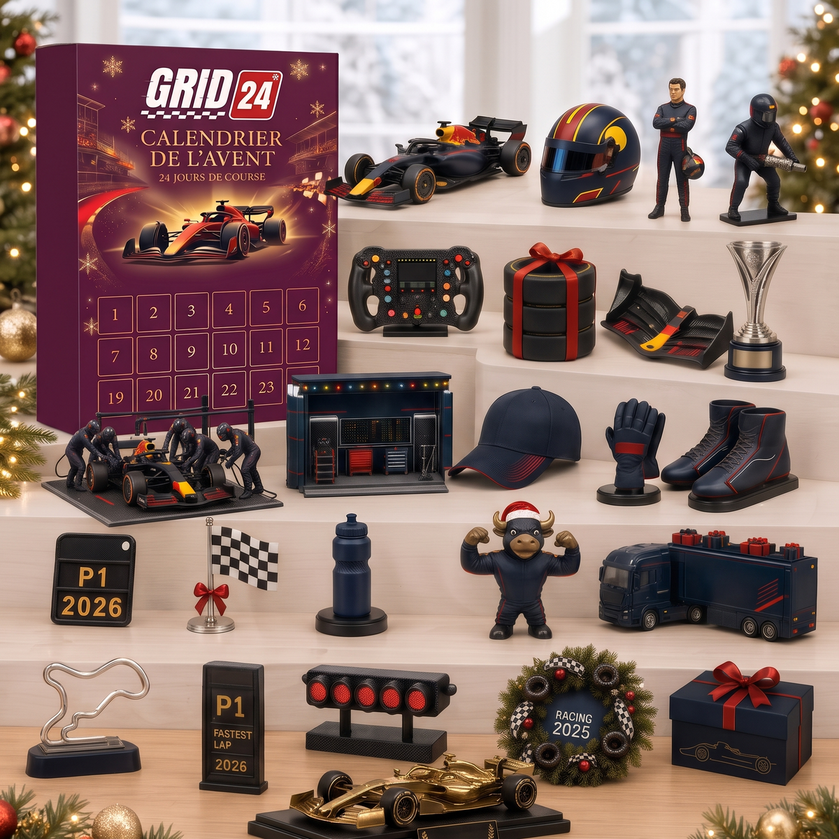 GRID 24 — Calendrier de l'Avent Racing · Édition Collector 2026